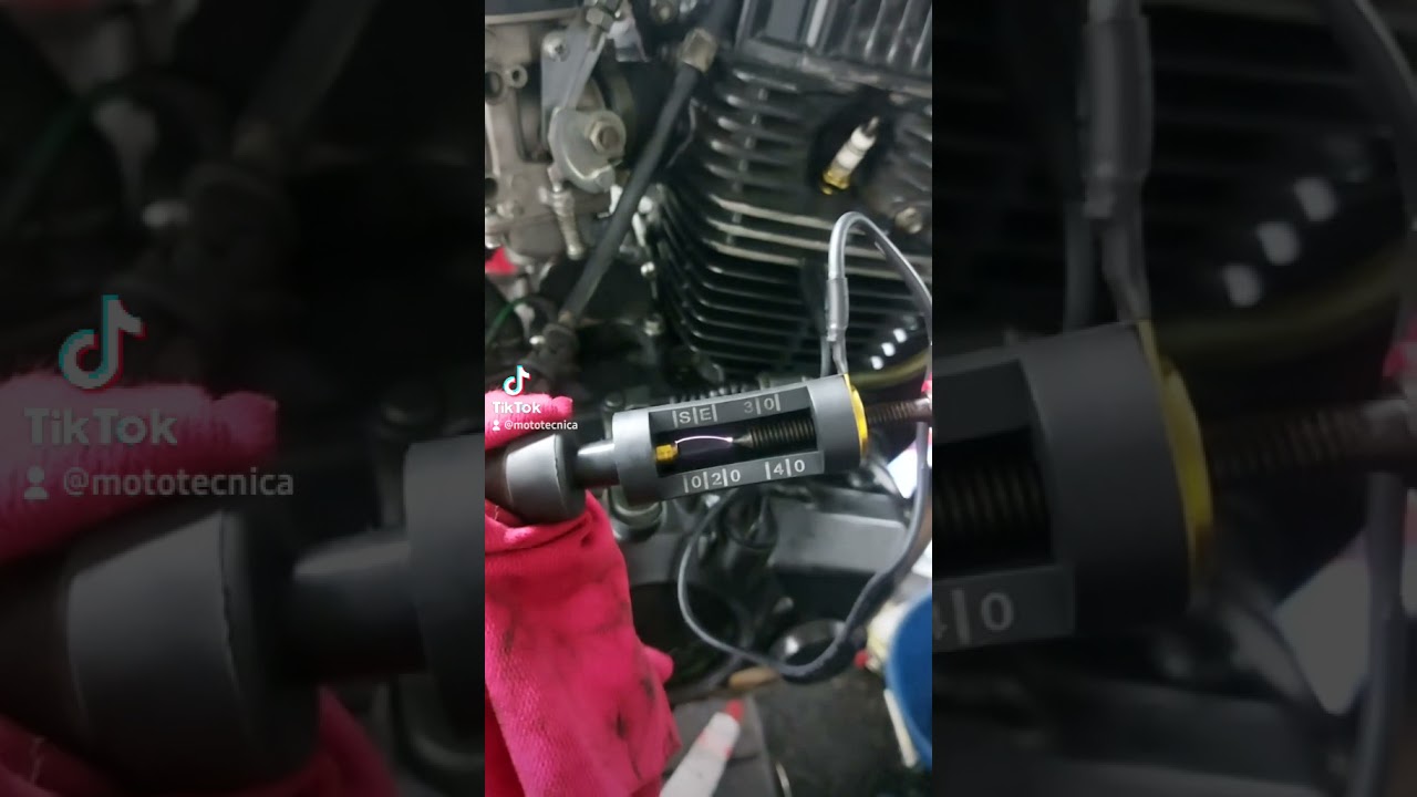 Probá la chispa de la moto
